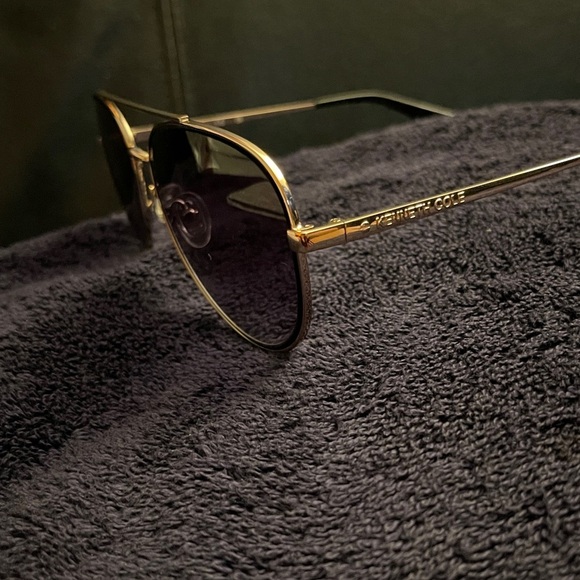 Kenneth Cole Unisex Gold Metal Aviator Sunglasses KC00023 32B NEW main image 14